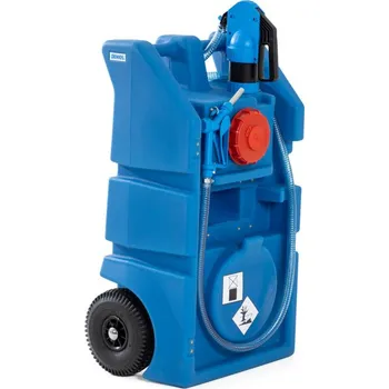 Palivová nádrž Vozík s nádrží na močovinu PolyMove 110, z polyethylenu, ruční čerpadlo, objem 110 litrů