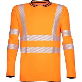 Pánské tričko Tričko s dlouhým rukávem ARDON®SIGNAL oranžové Velikost: 2XL H5927/2XL