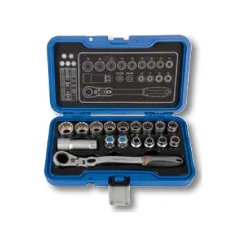 Gola sada 1/4´´ gola sada průchozí 3d geartech-flex, 17-dílná, projahn, 4014