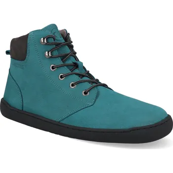 Dívčí zimní obuv Barefoot zimní boty bLIFESTYLE - StreetStyle petrol tyrkysové Velikost: 44