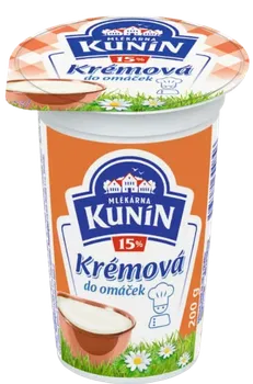 Mlékárna Kunín Krémová do omáček 15 % 200 g