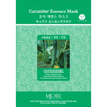 Pleťová maska MIJIN Cosmetics MJ CARE CUCUMBER ESSENCE MASK - 10 KS