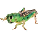 Mikro trading Kobylka zelená plyšová - 40 cm - stojící