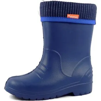 Dětská móda Holínky dětské Demar DINO 0310 modrá, velikost 26-27