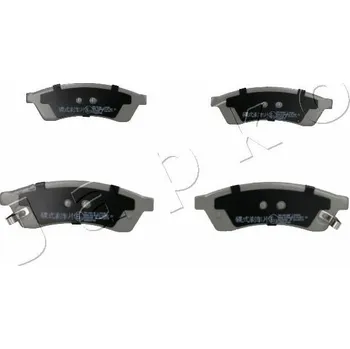 Brzdová destička Sada brzdových destiček, kotoučová brzda JAPKO 51W03