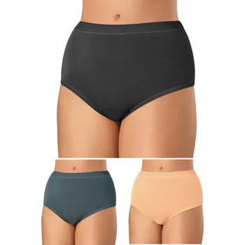 Dámské spodní prádlo Andrie PS 1046B 4XL 3ks dámské kalhotky