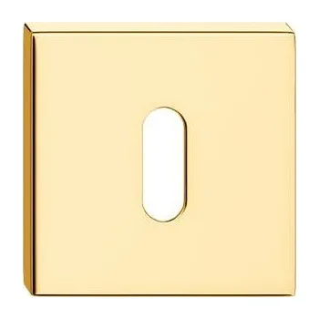 Dveřní kování Dolní štít na klíč CORONA Š- Mosaz lesklý