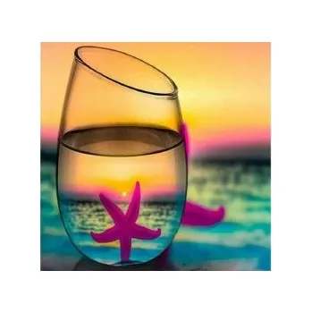 ParNarZar diamantové malování podle čísel - západ slunce 35x35x cm