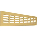Hliníkové větrací mřížky SRL - ALFA Provedení: délka 800 mm x šířka 80 mm, Povrch: F3 - zlatý elox