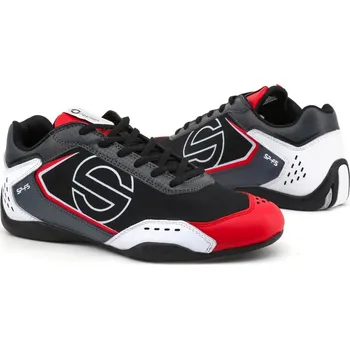 Pánské tenisky SPARCO SP-F5 BLACK WHITE RED PÁNSKÉ SPORTOVNÍ BOTY