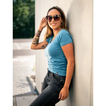 Dámské tričko Bobánek Dámské tričko UniFit krátký rukáv - Petrolejové - S