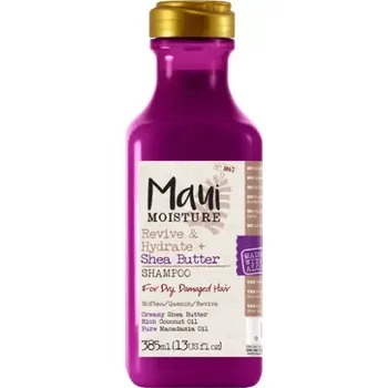 Kosmetika Maui oživující šampon pro zničené vlasy a suché vlasy s bambuckým máslem 385 ml - bambucké máslo, Aloe Vera, kokosový a makadamiový olej