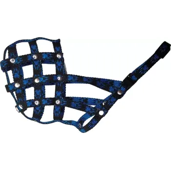 Náhubek pro psa Palkar nylonový náhubek pro psy vel. 2 22 cm x 7,5 cm černo-modrá