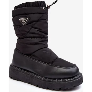 Dámská zimní obuv Dámské sněhule na tlusté podešvi Lureta Barva: Černá, Velikost: 37