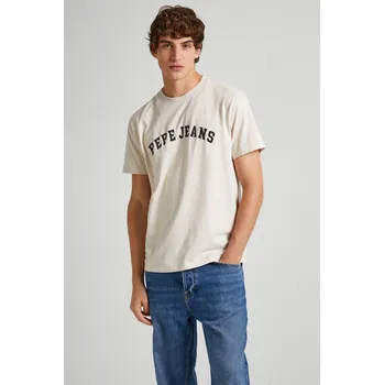 Pánské tričko Pepe Jeans Pánské tričko CHENDLER Barva: béžová, Velikost: S