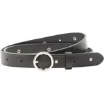 Lee Studded Kožený Opasek Černý 95