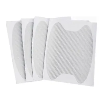 Tuning Folie pod kliky carbon stříbrná