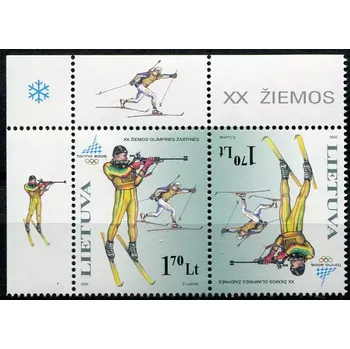 Poštovní známka (2006) MiNr. 894 **, sp - Litva - ZOH Turín