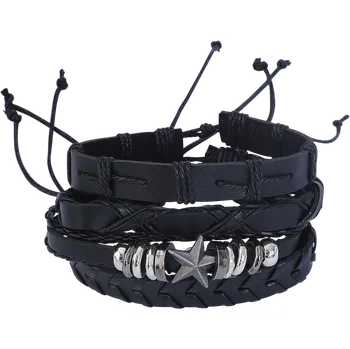 Náramek Sada náramků Gotika z RED by EMP - Star Mix - černá