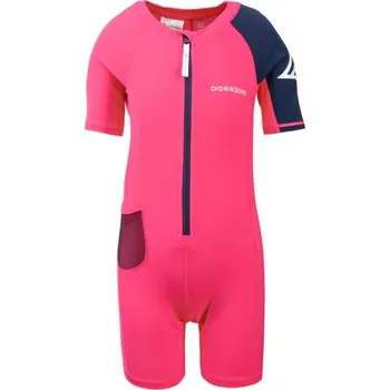 Dívčí plavky Koupací overal s UV Didriksons REEF - růžový KONFEKČNÍ VELIKOST: 80
