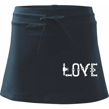 Dámské oblečení Instalatér love - Sportovní sukně - two in one - L ( Námořní modrá (velmi tmavá - téměř černá) )