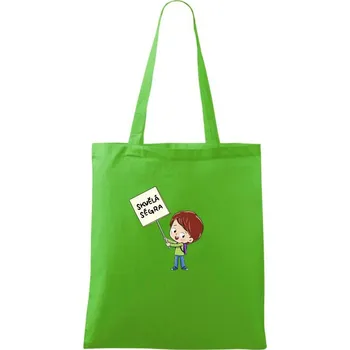 Skvělá ségra holčička - Taška bavlněná - 42 x 38 cm ( Apple Green )