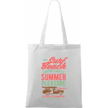 Surf Beach - Taška bavlněná - 42 x 38 cm ( Bílá )