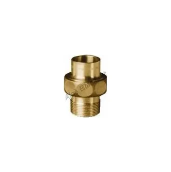 Fitinka FRABO - Itálie | CU 4331 G Bronzová pájecí spojka těsnící naplocho A x AG (pro k pájení, letovací - měď) - 18x1/2" CU.4331G