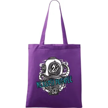 Nejlepší potápěč - Taška bavlněná - 42 x 38 cm ( Fialová )