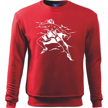 Climbing man - Mikina Essential dětská - 158 cm/12 let ( Červená )