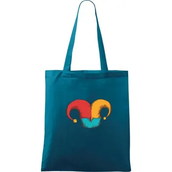 Čepice pro šaška - Taška bavlněná - 42 x 38 cm ( Petrolejová )