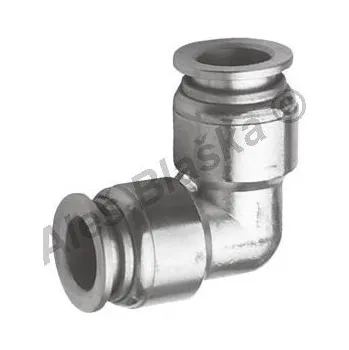 Lepící sada Pneumatická nástrčná spojka MPV úhlová (kolínko) kovová na vzduch (rychlospojka) - průměr 4 MPV