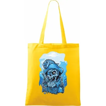 Lebka potápěč poklad - Taška bavlněná - 42 x 38 cm ( Žlutá )