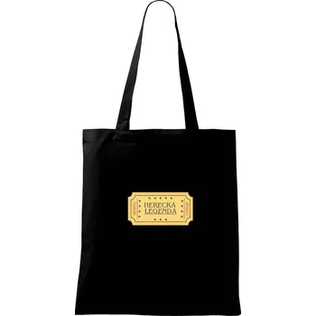 Herecká legenda - Taška bavlněná - 42 x 38 cm ( Černá )