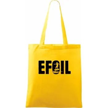 Efoil nápis - Taška bavlněná - 42 x 38 cm ( Žlutá )