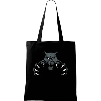 Nákupní taška Black Panther - Taška bavlněná - 42 x 38 cm ( Černá )