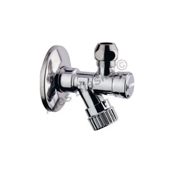 Ventil VA ALBERTONI - Itálie | Rohový ventil vřetýnkový 1/2"x3/8" s filtrem k umyvadlu, WC (roháček) - chrom VA.B402881