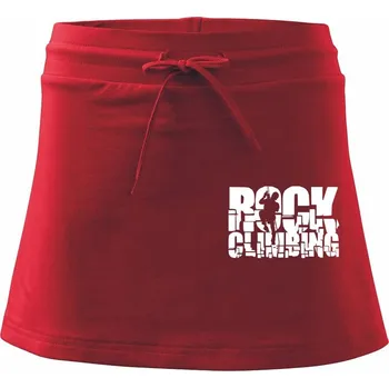 Dámská sukně Rock climbing - Sportovní sukně - two in one - S ( Červená )