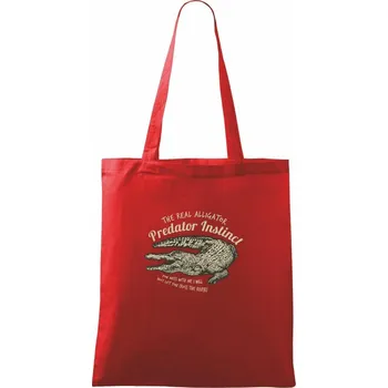 Nákupní taška Predator instinct - Taška bavlněná - 42 x 38 cm ( Červená )