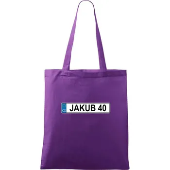 SPZ Jakub 40 - Taška bavlněná - 42 x 38 cm ( Fialová )