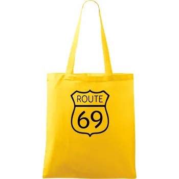 Route 69 - Taška bavlněná - 42 x 38 cm ( Žlutá )