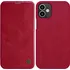Pouzdro na mobilní telefon Nillkin Qin Book pro Apple iPhone 12 mini flipové červené