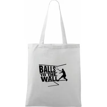 Balls to the Wall squash - Taška bavlněná - 42 x 38 cm ( Bílá )