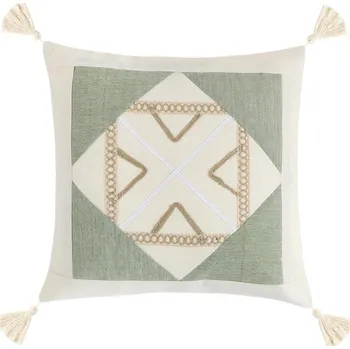 Povlak na dekorativní polštářek Bellatex Povlak na polštář PERU zelený 40x40 cm vzor 52/016