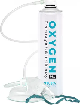 Kyslíková lahev Oxygen Přenosná kyslíková láhev 99,5 % 14 l