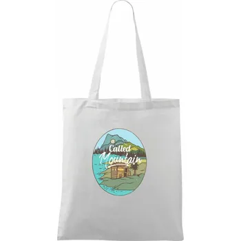 A beatiful place called mountains - Taška bavlněná - 42 x 38 cm ( Bílá )