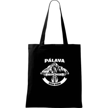 Pálava křížem krážem - Taška bavlněná - 42 x 38 cm ( Černá )