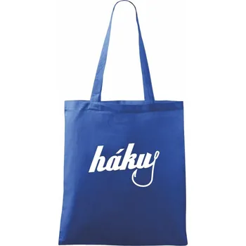 Nákupní taška Hákuj - Taška bavlněná - 42 x 38 cm ( Královská modrá )