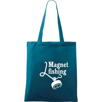 Magnet fishing - Taška bavlněná - 42 x 38 cm ( Petrolejová )