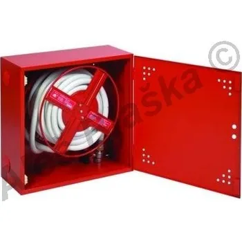 Hydrant ALBECO - ČR | HS DN19 Domovní požární hydrant s hadicí 20m plný (hydrantová skříň) hydrantový systém - bílá HS DN19/20m